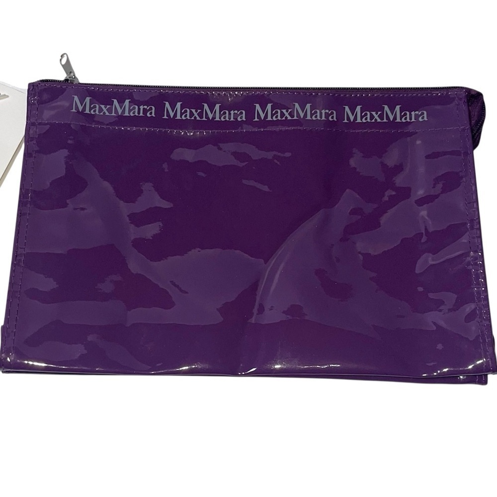MaxMara Cosmetic Toiletries Bag Purple NWT
